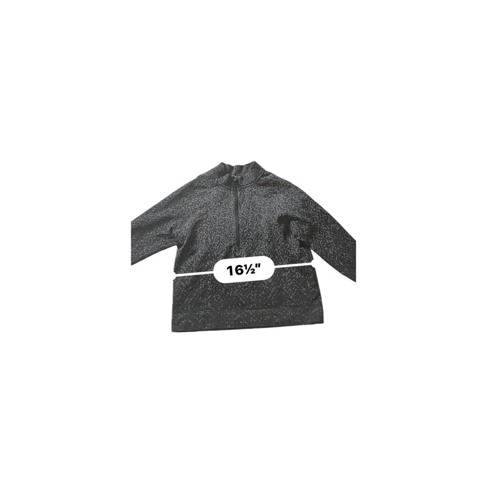 Lululemon Rest Less Cropped 1/2 Zip black tag size is missing is like small - Picture 9 of 12